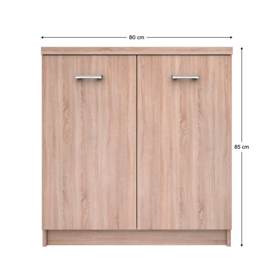 Komód 2D, sonoma tölgy, TOPTY TYP 21