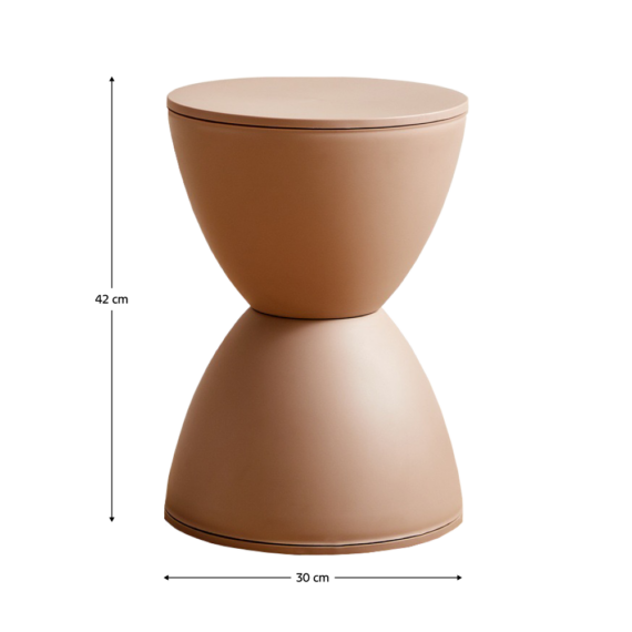 Zsámoly, bézs, műanyag, ABRAM