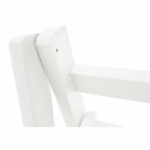 Többfunkciós polc, fehér, masszív, ALASKA