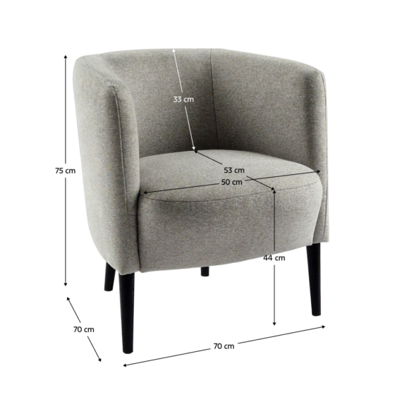 Fotel, világosszürke/fekete, ALIEN