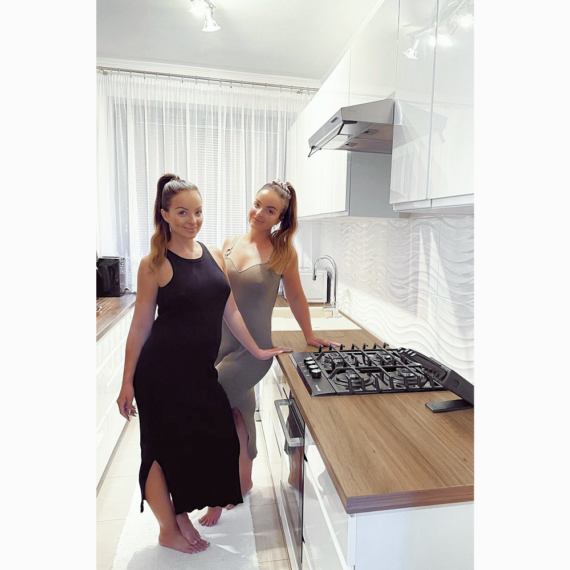 Alsószekrény, fehér/fehér extra magasfényű, balos, AURORA D601F