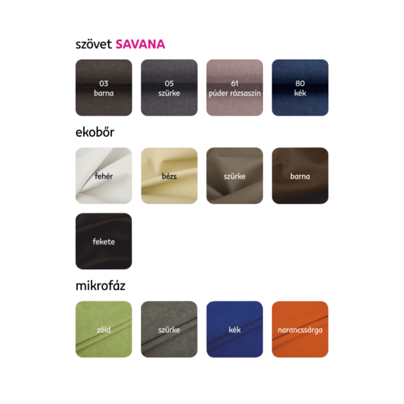 Klub duplafotel, fekete textilbőr, CUBA