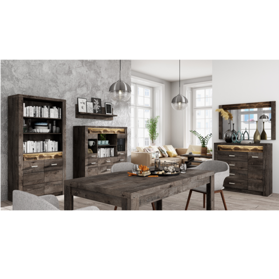 Polc 11, kőris sötét, INFINITY 11