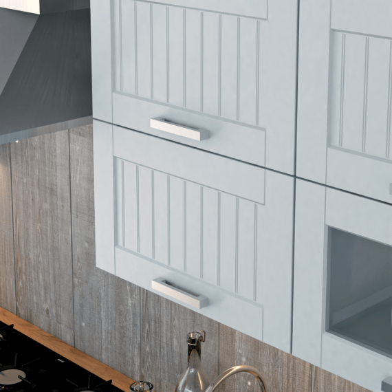 Alsó szekrény, világosszürke/fehér, JULIA TYP 56