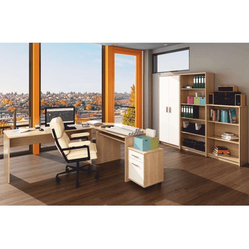 Nyitott polcos szekrény, sonoma tölgyfa, JOHAN 2 NEW 03 - Image 2