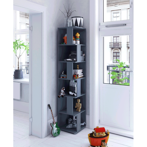 Sarok polc, grafit, KORIND