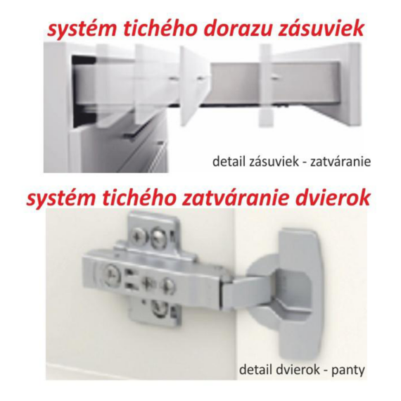 Alsószekrény, fehér magas fényű HG, jobbos, LINE