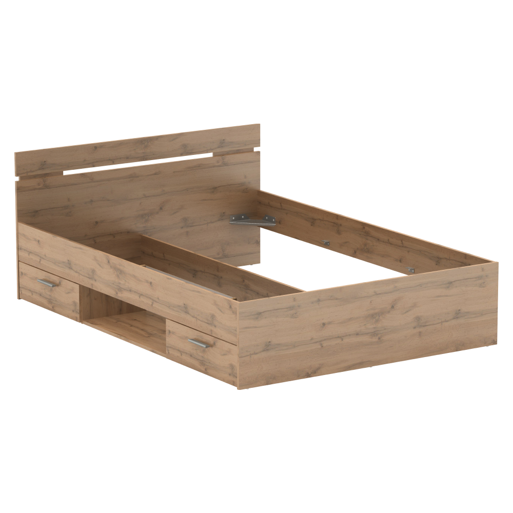 Ágykeret, 140x200, wotan tölgy, MICHIGAN NEW - Image 2