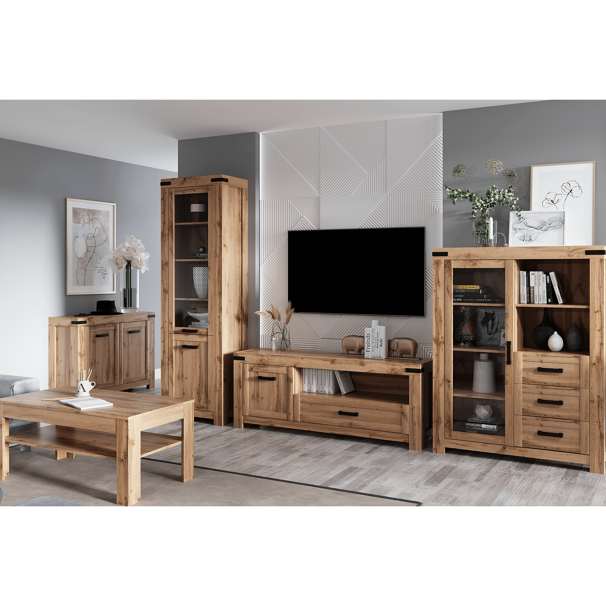 Dohányzóasztal 110, wotan tölgy, MORATIZ - Image 3