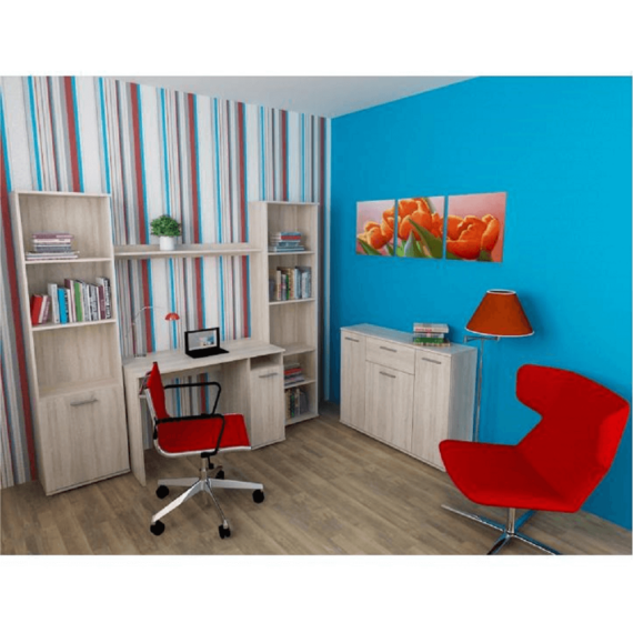 könyvespolc, tölgy sonoma, NOKO-SINGA 70