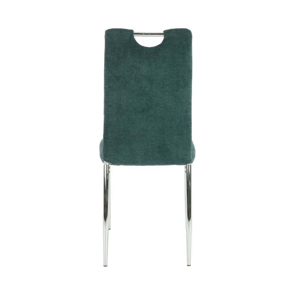 Étkezőszék, ciánkék szövet/króm, OLIVA NEW - Image 5