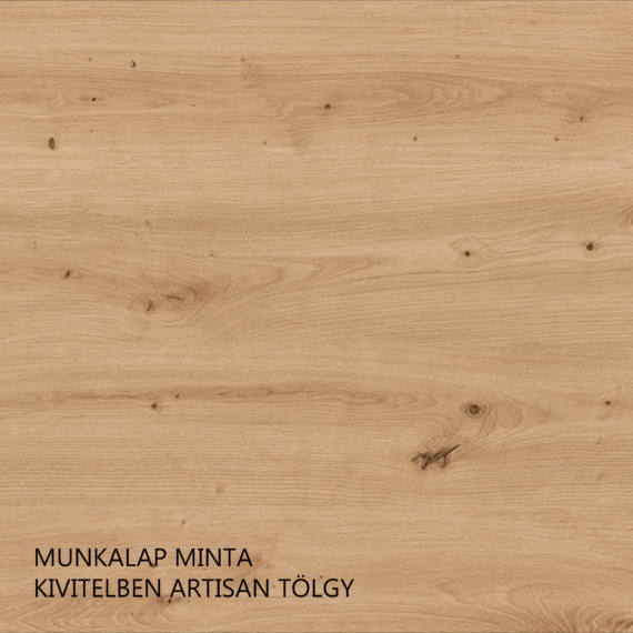 Felső szekrény, fehér/artisan tölgy, LULA 40 GS-90 1F