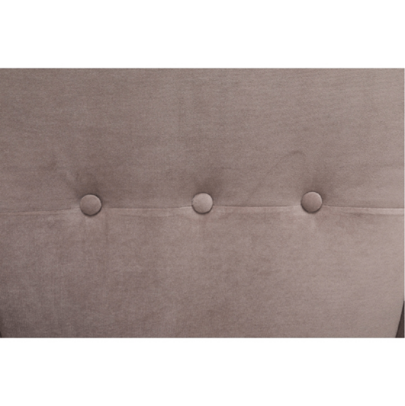 Füles fotel, bézs-szürke/bükk, RUFINO 3 NEW