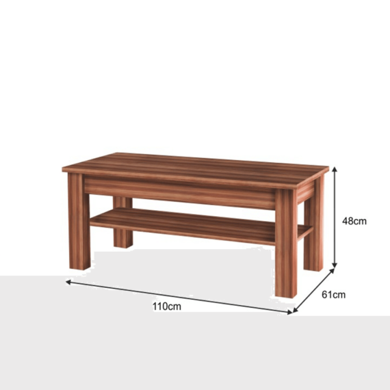 Dohányzóasztal, szilva, CHERIS 9