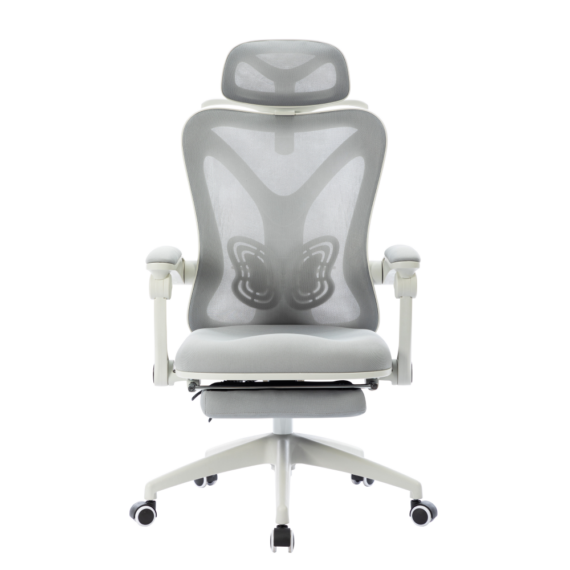 Irodai szék, szürke/fehér, VALDIS