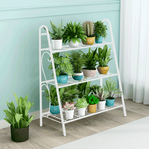 Polcállvány, 3 polcos, fehér, VERUMA