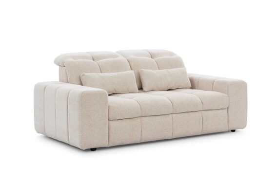 Magnelio II kétüléses kanapé elektromos dönthető ülőfelülettel - bézs