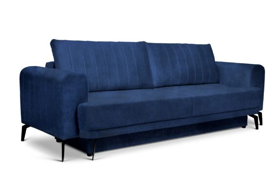 Luzano kinyitható kanapé - sötétkék bársony Monolith 77