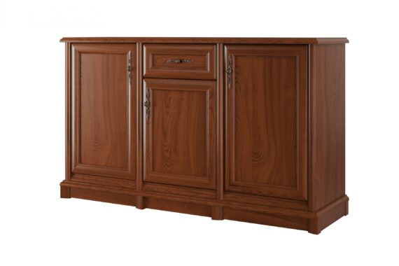 Sonata 150 cm-es fiókos szekrény irodai fiókkal - nemes gesztenye