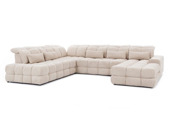 Magnelio U II Prestige sarokkanapé kihúzható elektromos székkel