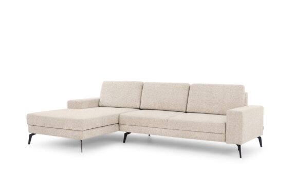 Elentio Mini bal oldali kihúzható kanapé - bézs Magni fonat 206.02