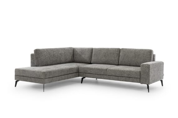 Sarokkanapé alvó funkcióval Elentio L bal - szürke fonat Magni 206.13