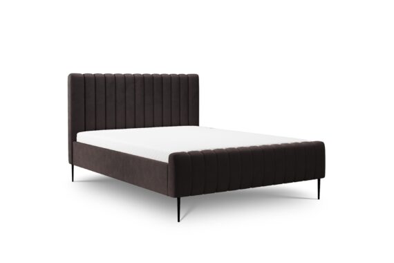 Kárpitozott ágy hálószobába Nicole - 140x200, Salvador (SIC) 4/Fekete lábak